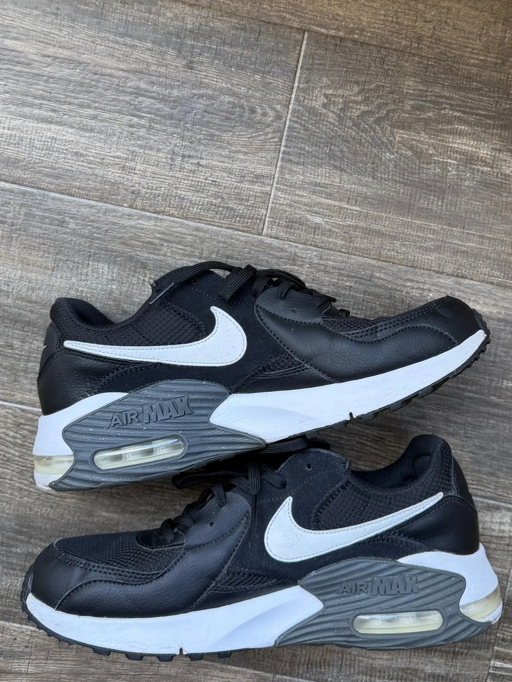 Nike Air Max Excee Shoes (BLACK/WHITE-DARK GREY) 10.5